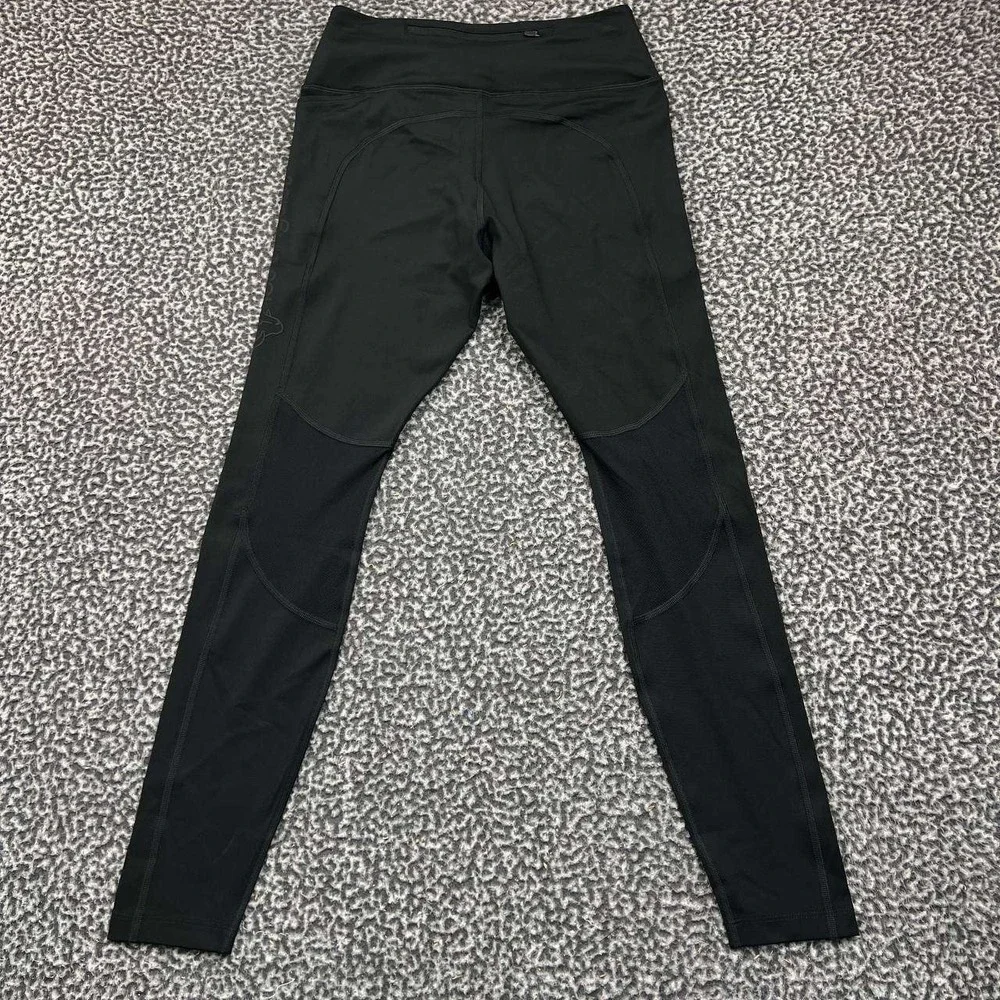 Nike Dri-Fit Leggings Women Medium Black Pull‎ On Athletic 28x28 New
